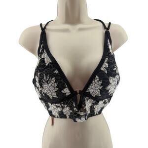 Victoria Secret Pink Light Lined Bralette Velvet Womens Large